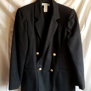 Vintage  Wool Black Blazer